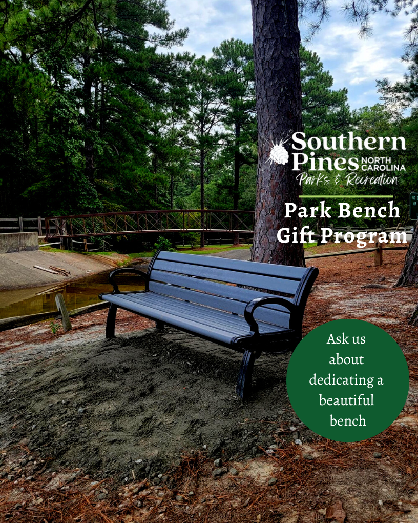 Image of Park Bench Donation Application flyer-front only