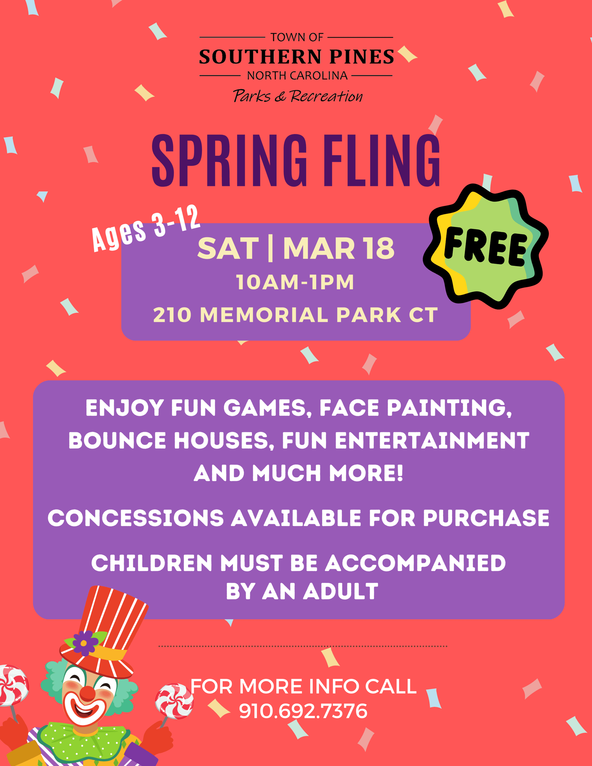 Image of Spring Fling event flier