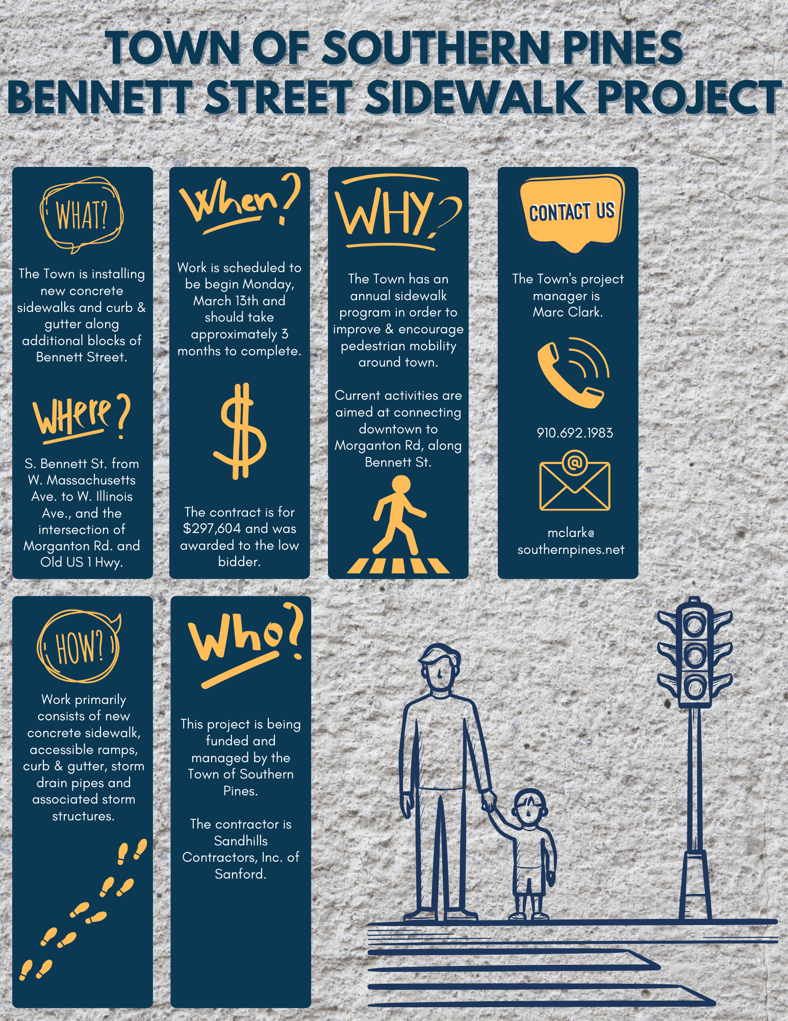 Bennett Street Sidewalk Overview