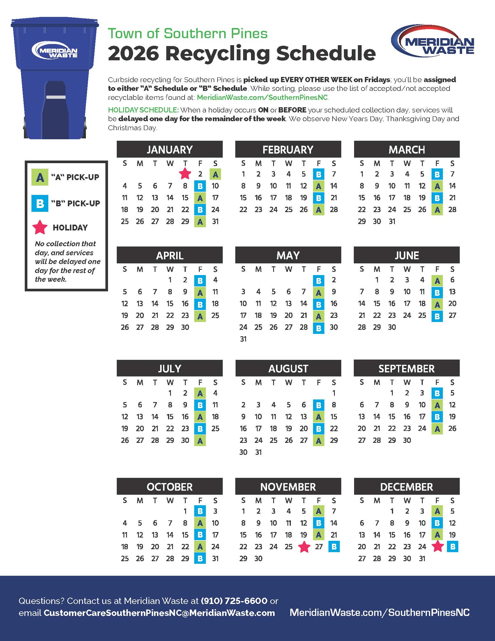 2026 Southern Pines RCY Calendar (d)