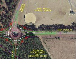 Image of a traffic circle