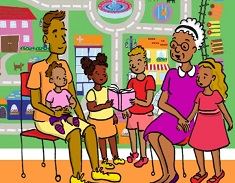 Families Learning about Maps