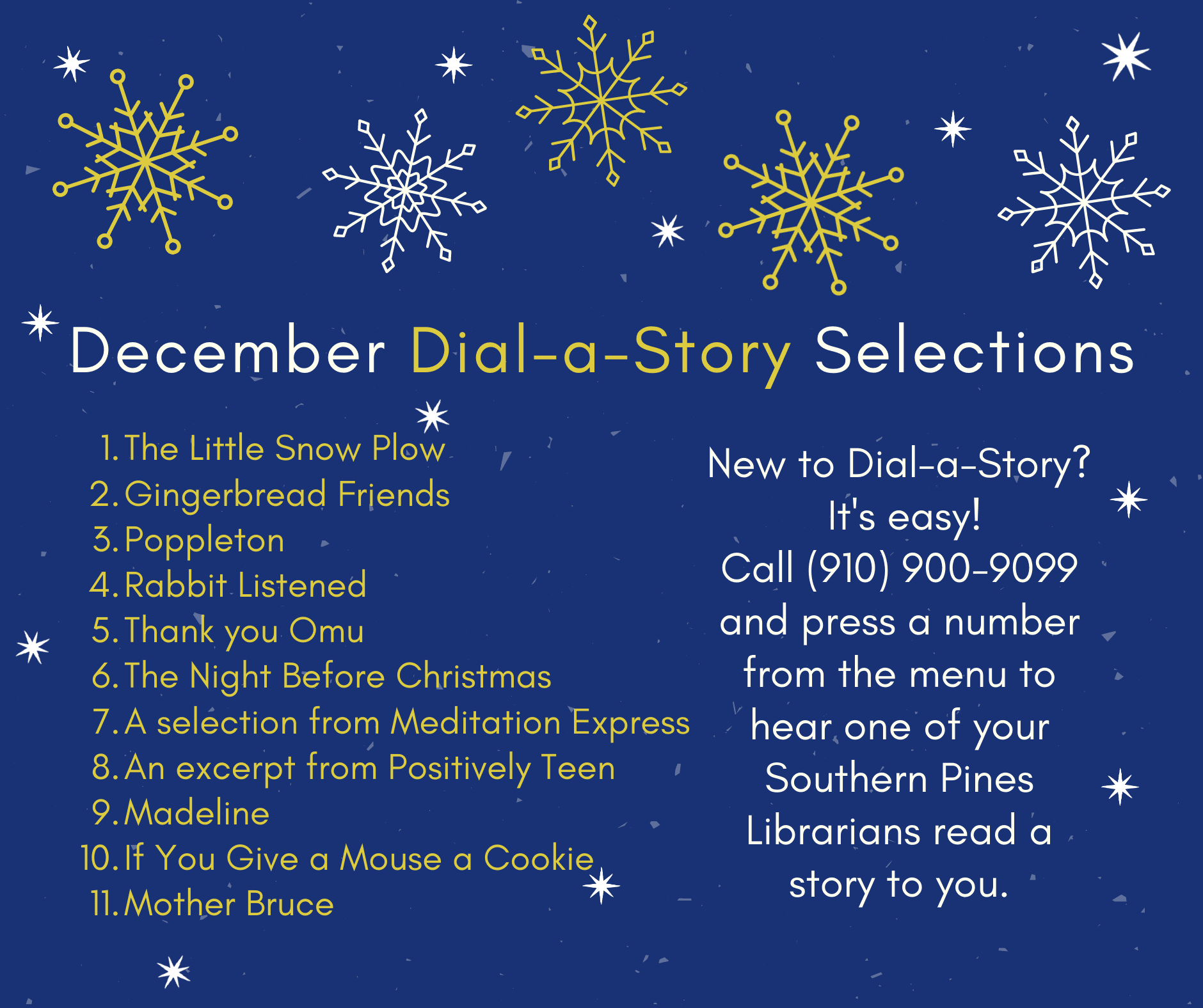 Dial-A-Story for December