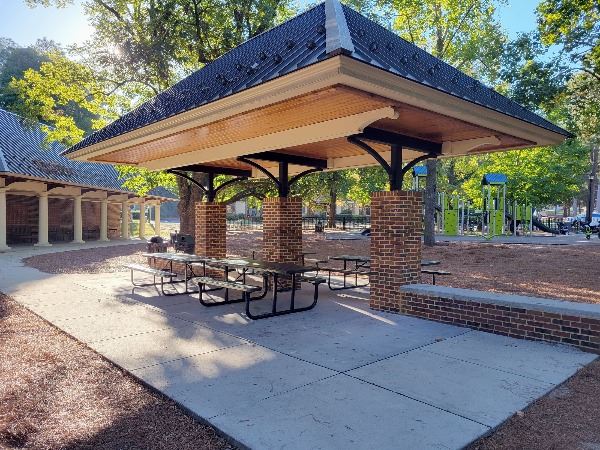 Image of Downtown Park Shelter with restrooms and playground