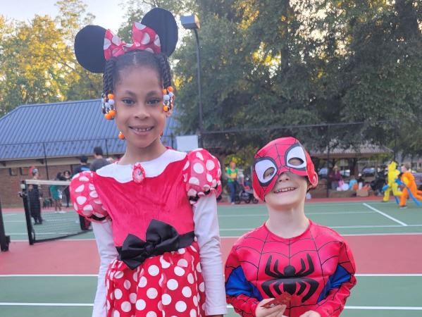 Image of children at Halloween Haunt 